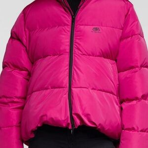 Balenciaga Bold Fuchsia Puffer Jacket